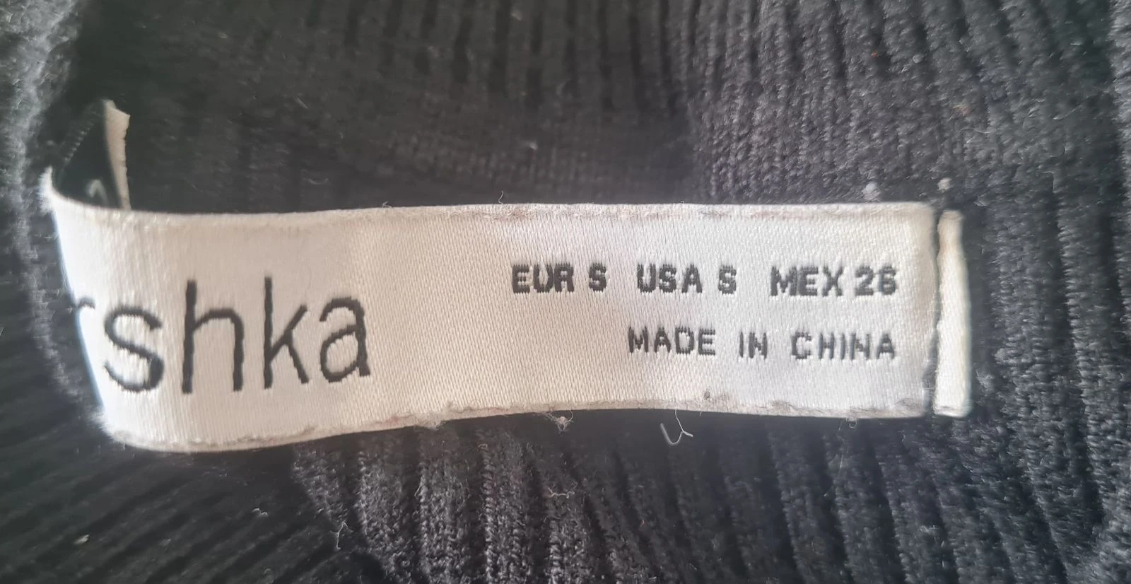 Zwarte tubejurk 🌺 Bershka Maat S /36 – photo 4
